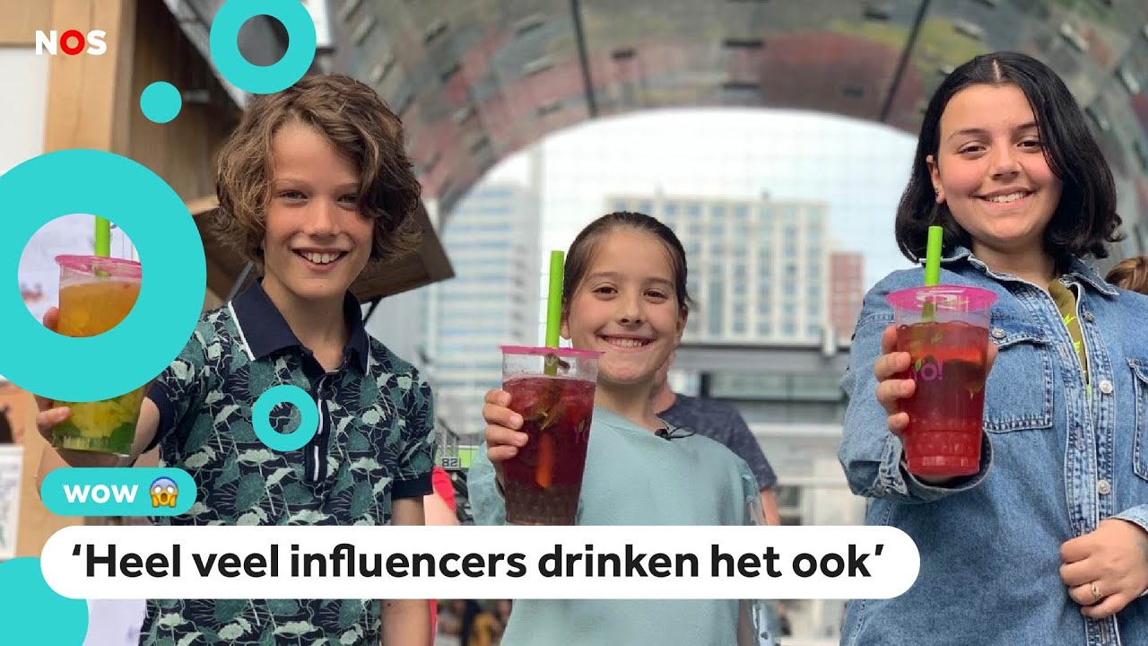 Zomertrend: zoete, koude thee met balletjes en fruit