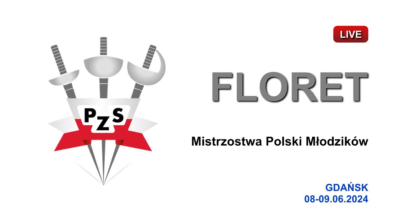 p.6-zielona Drużynowe Mistrzostwa Polski Młodzików we florecie