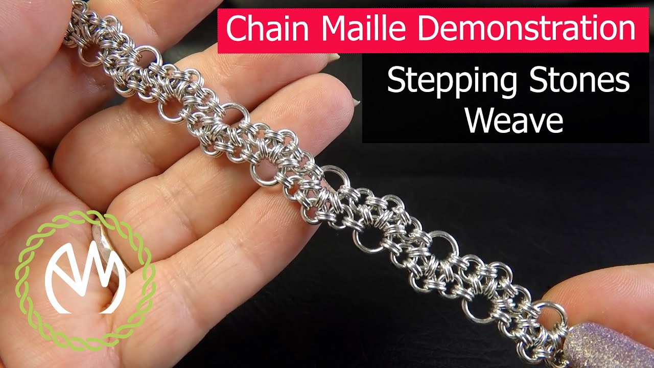Chain Maille Tutorial - Stepping Stones Weave