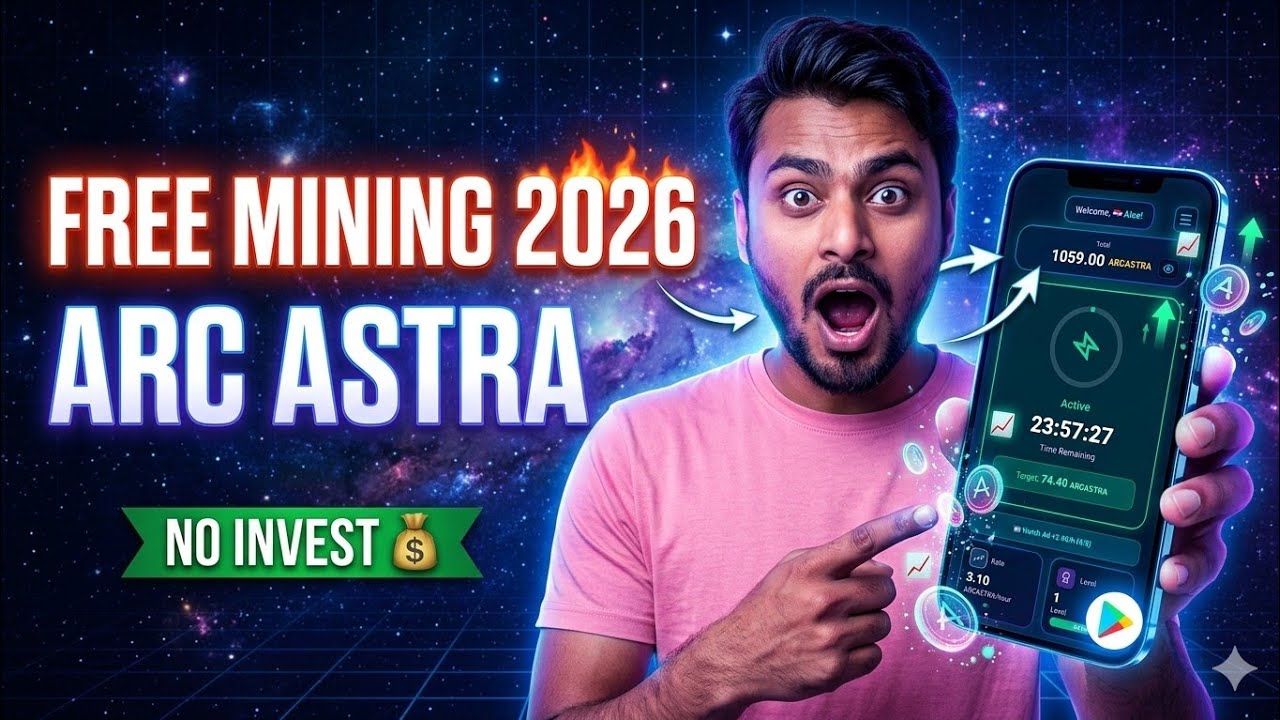 New Mining App 2026 🔥 Arc Astra Token Mining | Free Mining No Investment | KYC & P2P Update