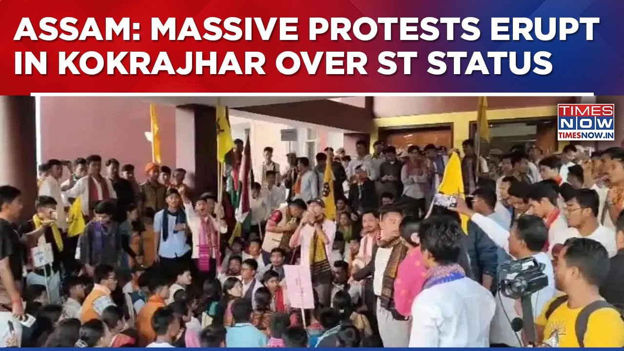 Massive Student & Tribal Protests Erupt In Assam Over Central Government&rsquo;s ST Status Proposal
