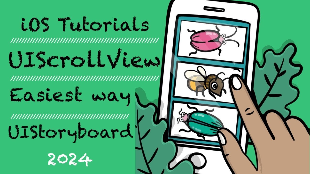 Самый простой способ использовать ScrollView с Storyboard | XCode 15, Swift 5, iOS 17 _ 2024