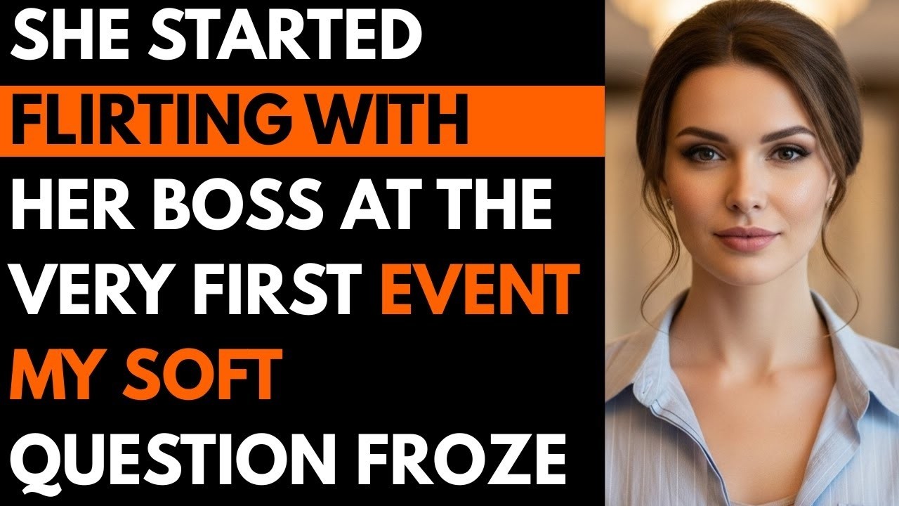 She Started Flirting With Her Boss at the Very First Event—My Soft Question Froze the Room
