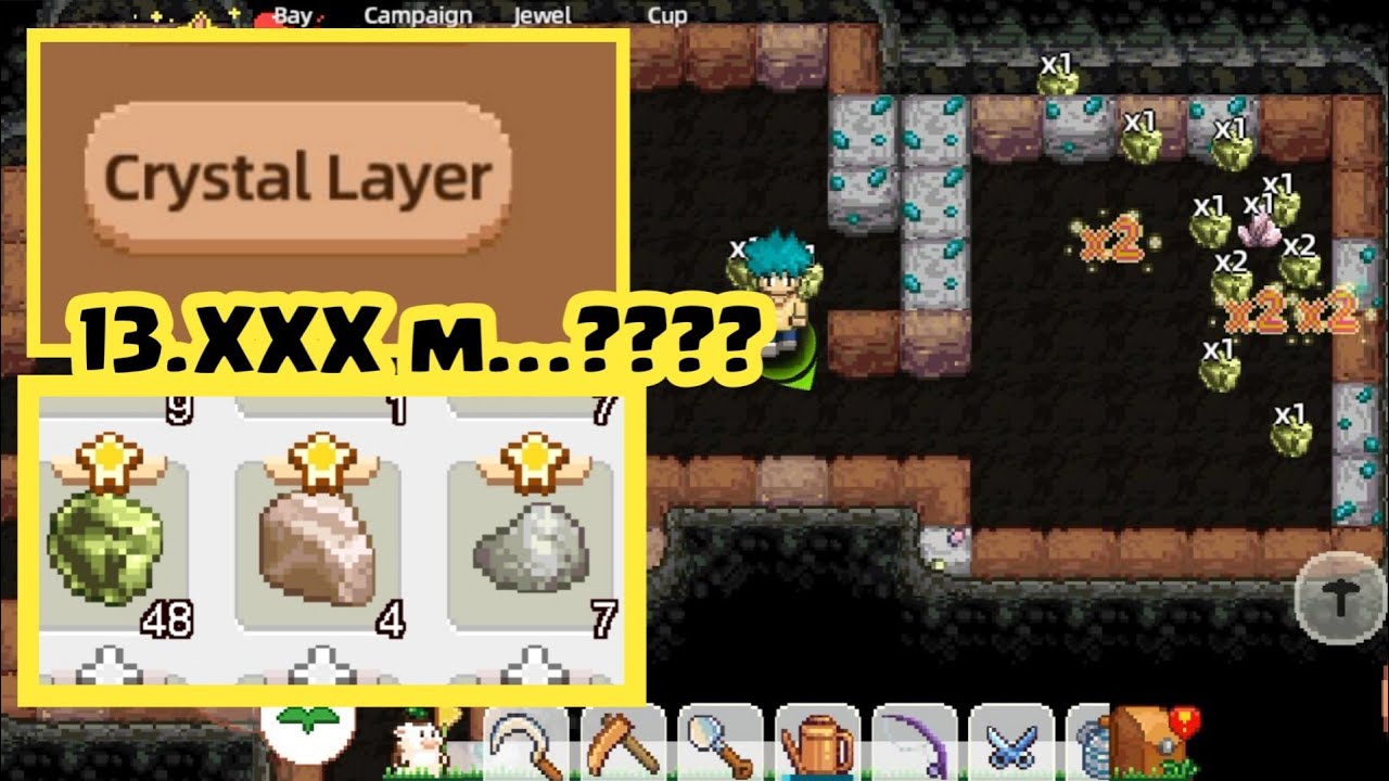 Harvest Town (v2.3.5) :Emerald , Diamond and Rainbow Gem