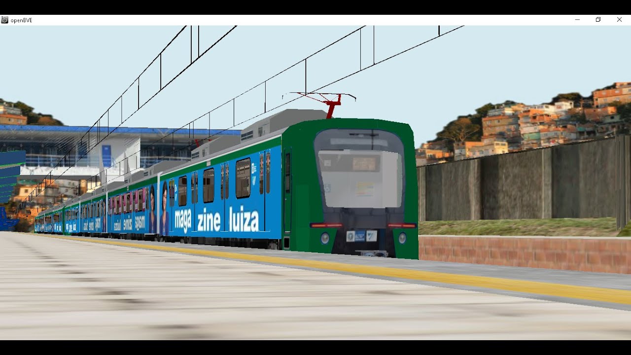 openBVE Supervia ramal Japeri trecho de Nilopólis x Nova Iguaçu no serie 3000