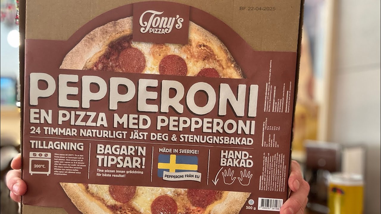 Fryspizza-test! Tony’s Pepperoni!