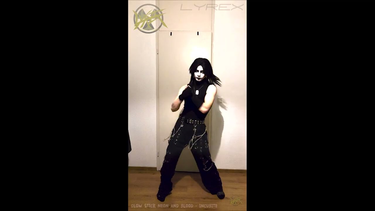 Glowstix, Neon & Blood · Incubite Practice |  Gothic fit #industrialdance