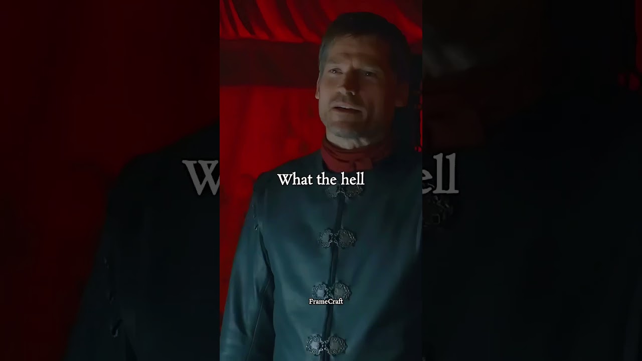 Jaime and Brienne Argue about Politics 😂 #gameofthrones #got #shorts