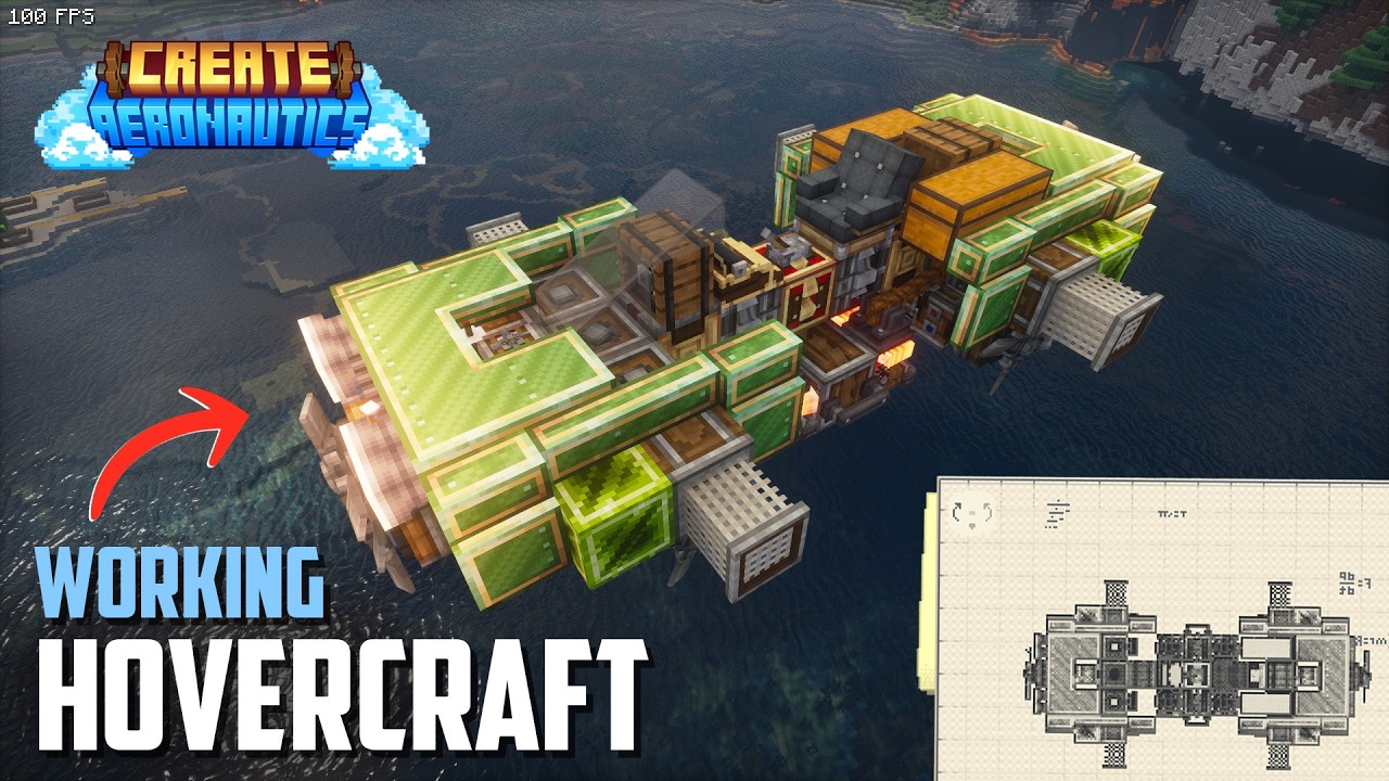 Единственное транспортное средство, которое вам нужно в Minecraft Create