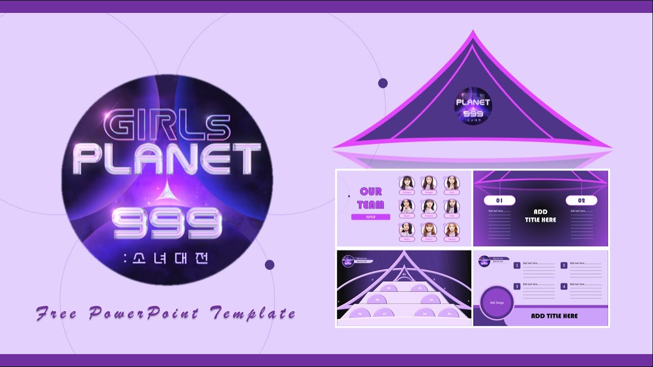Girls Planet 999 ᴵⁿˢᵖᶦʳᵉᵈ I #38 Aesthetic PPT #freetemplate #girlsplanet999