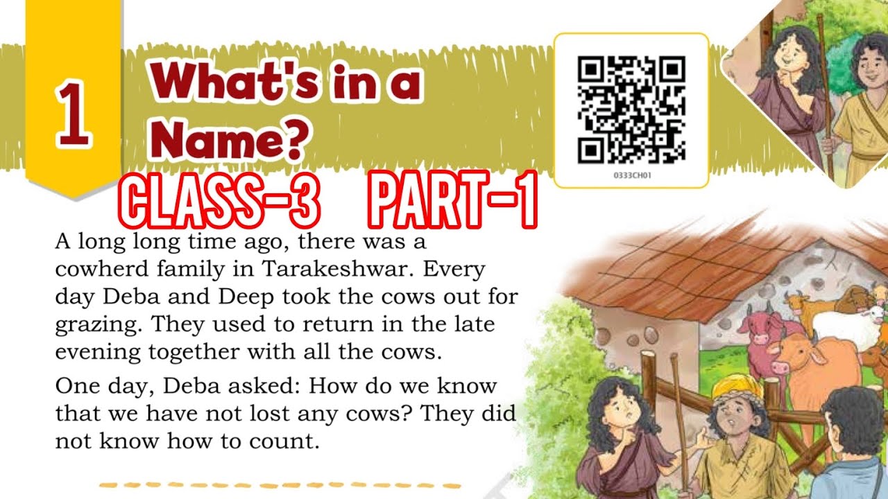 PART-1| What's In a Name? (Page 1-4) | Chapter-1 / Class-3 MATHS NCERT Math Mela Explanation 