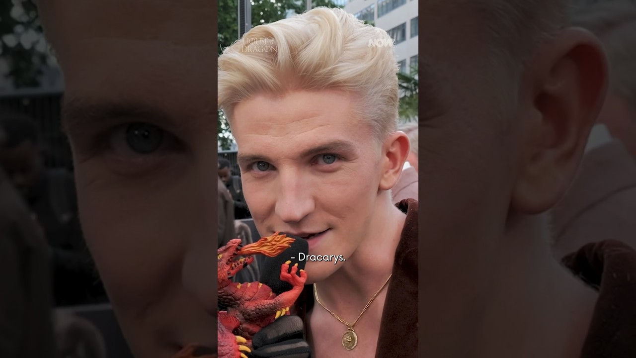&ldquo;And it&rsquo;s red like Caraxes!&rdquo; 🥹🥰 #hotd #houseofthedragon #hotds2 #mattsmith #premiere