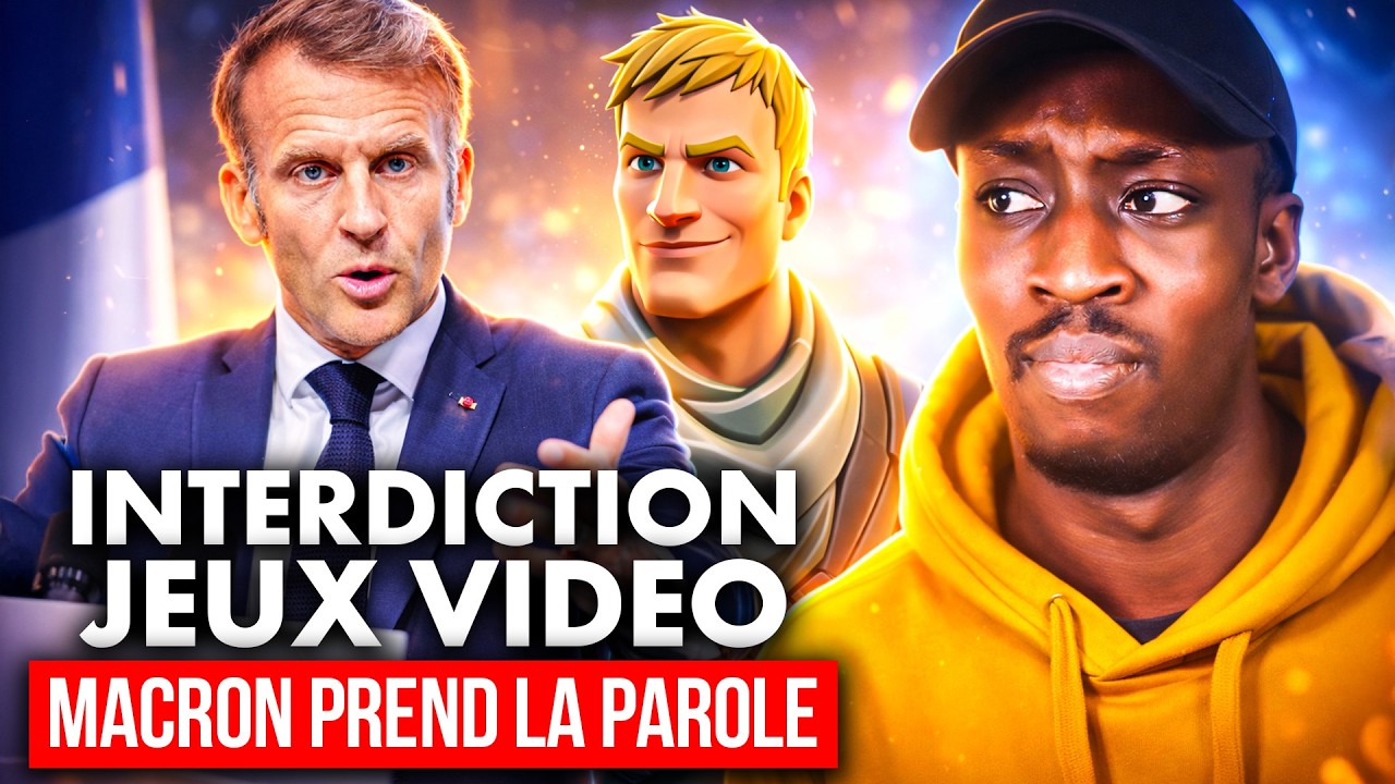 Les jeux video INTERDITS aux - de 15 ANS 😳 Emmanuel Macron prend la parole