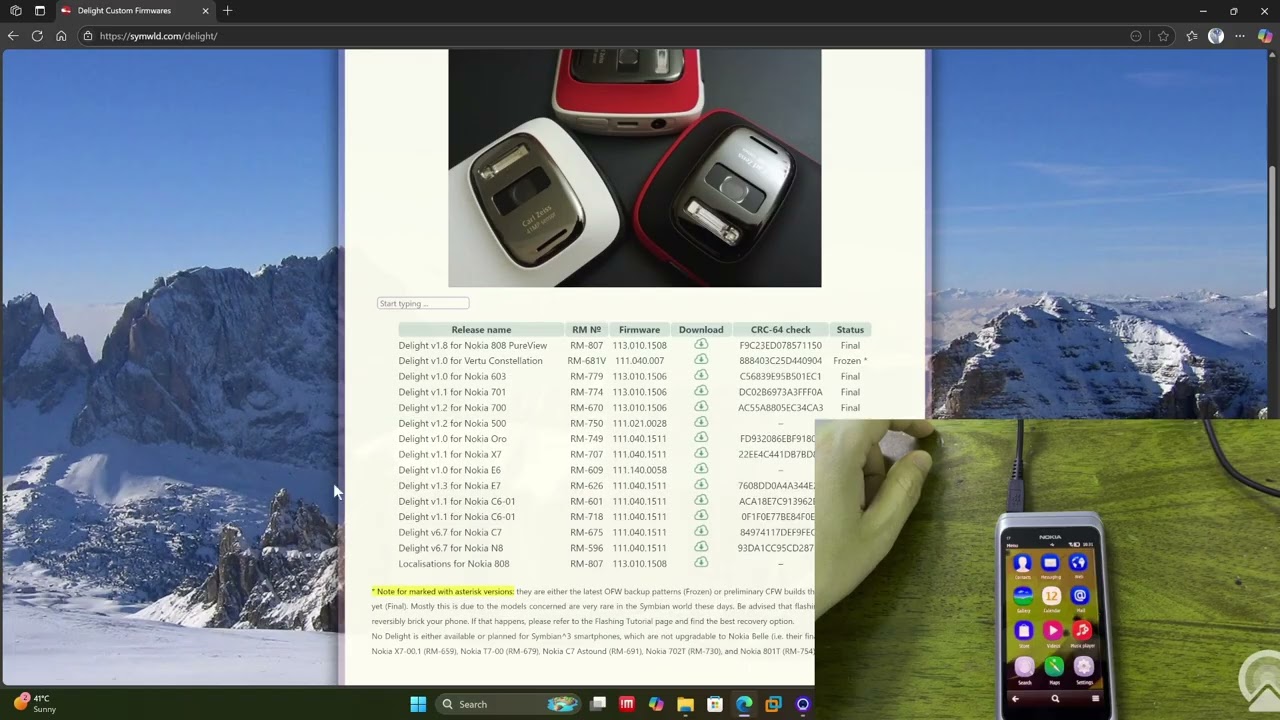 How to install custom firmware on Nokia E7 in 2025