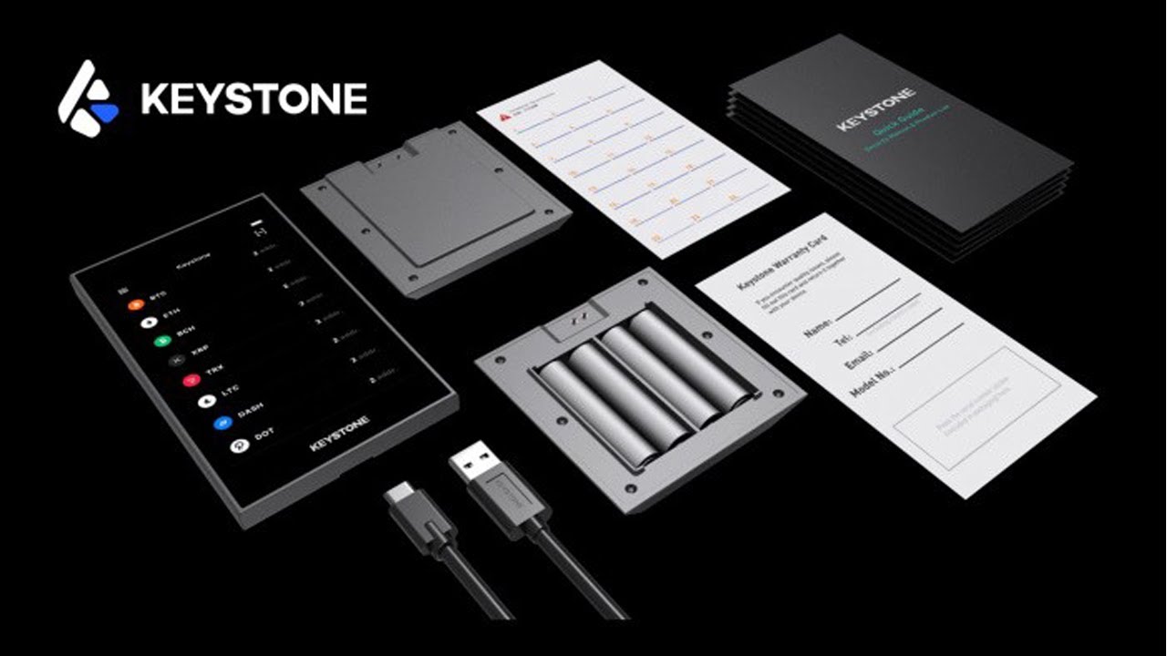 #Keystone Pro Hardware Wallet  Setup with #XRP Tool Kit Air Gapped Cold Storage