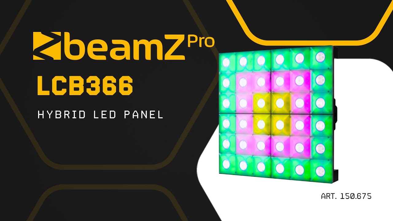 beamZ LCB366 Hybrid LED Panel Pixel Control - 150.675