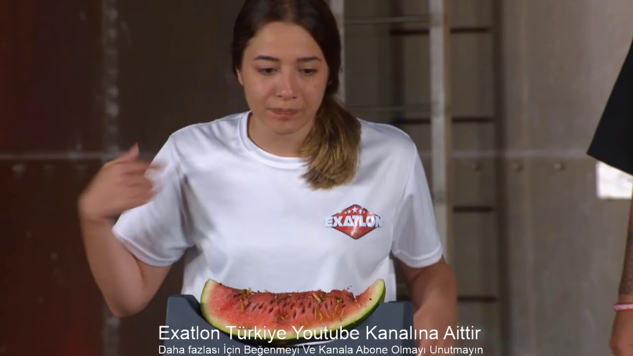 Exatlon Challenge Miafitz G&ouml;zde Solucanlı Karpuz Cezası !!!!!!!