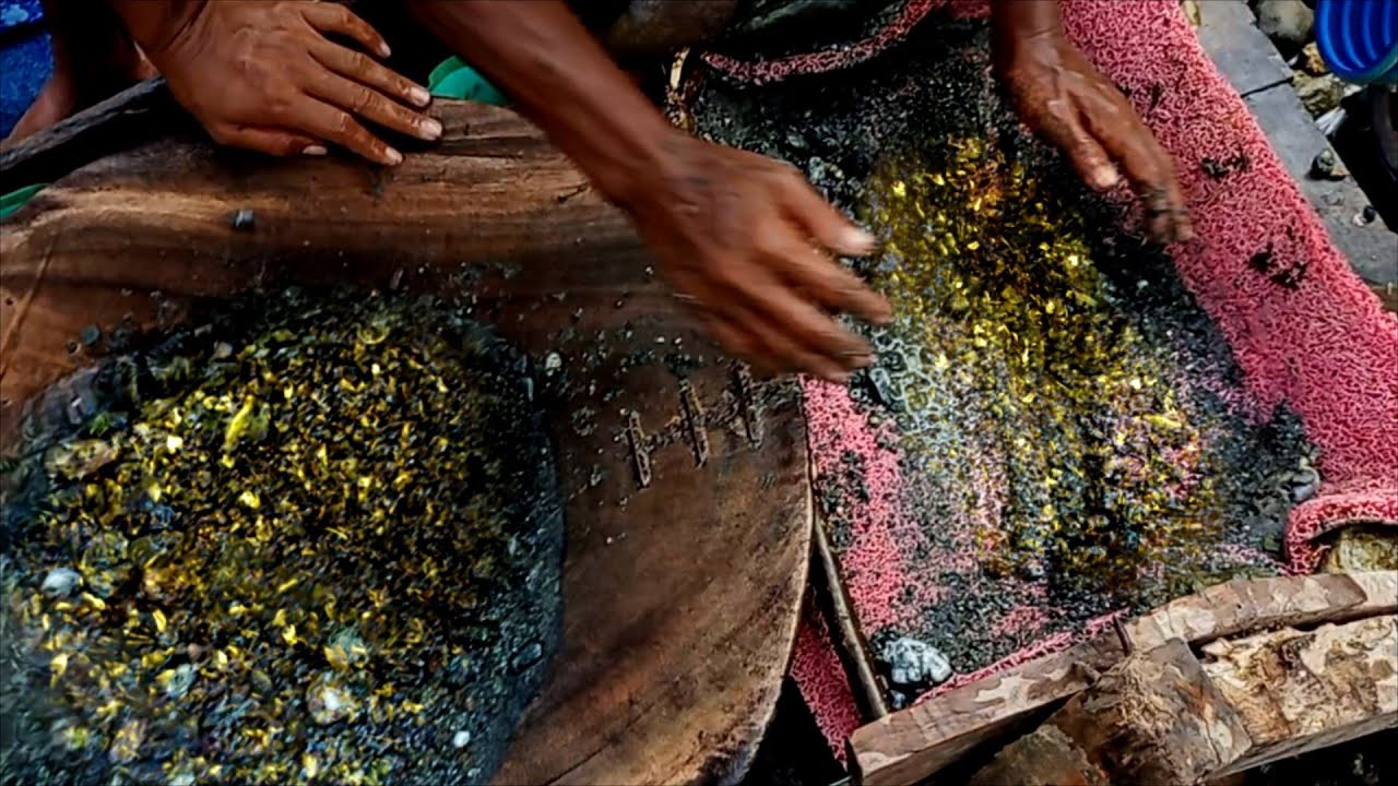 MENAKJUBKAN,,TAMBANG EMAS MURNI BISA 100 GRAM/HARI~INDONESIAN TRADITIONAL GOLD MINE