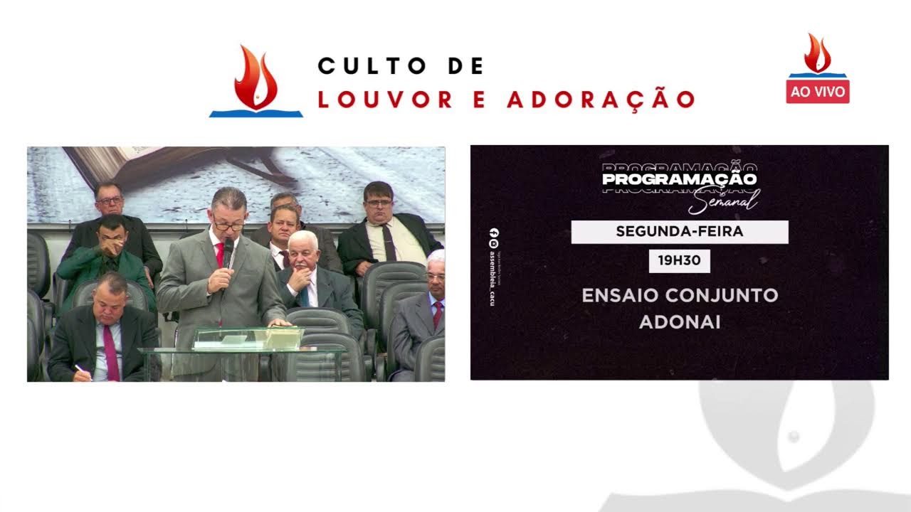 Ao Vivo | Culto de Louvor e Adoração | 25/01/2026
