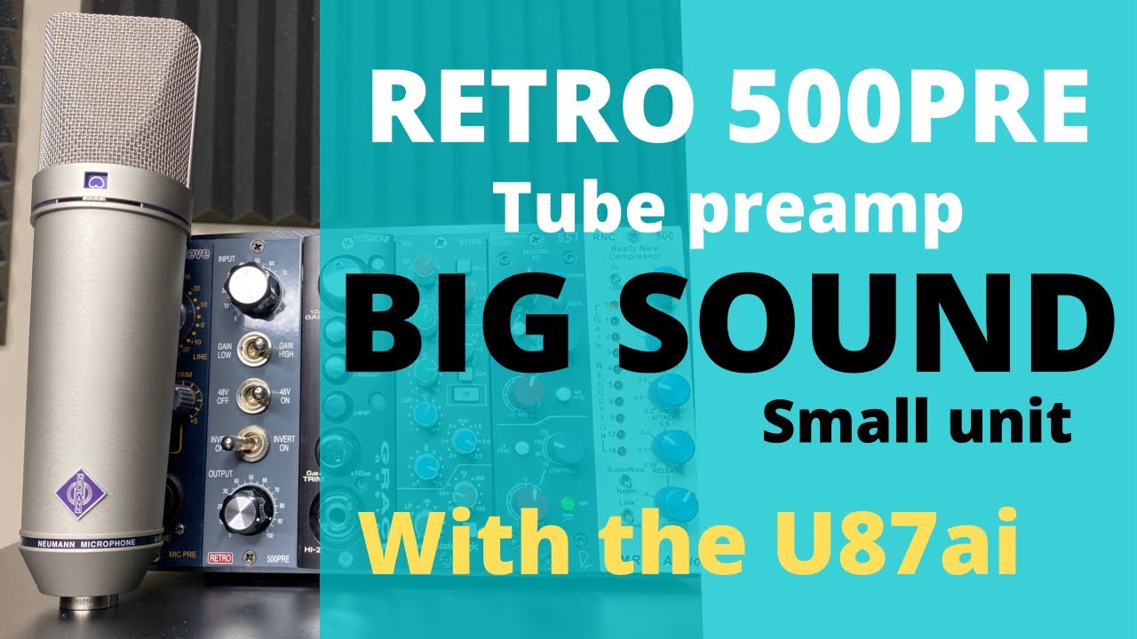 Retro Instruments RETRO 500PRE (500 series) #micpreamp #u87ai #500series