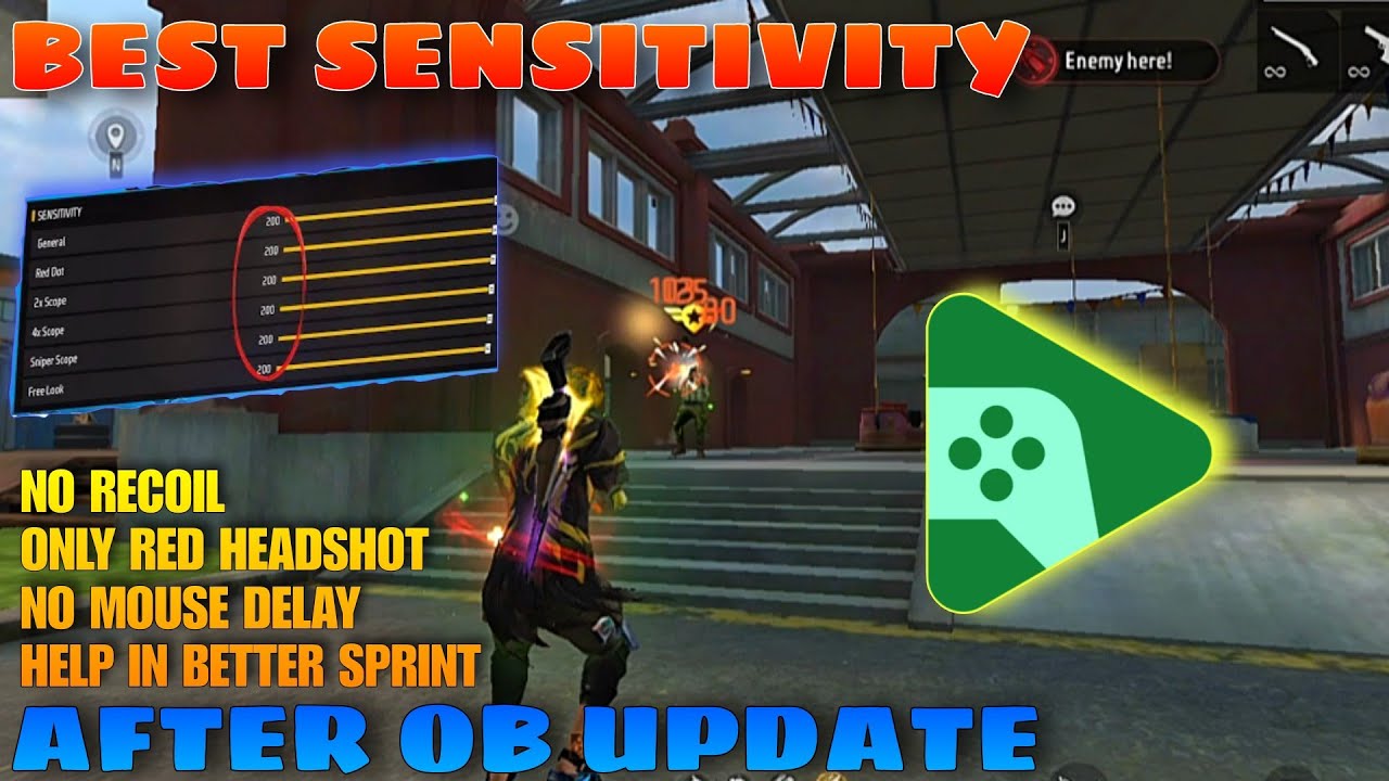 Google Play Games Free Fire Best Sensitivity |After Update Sensitivity Free Fire #googleplayfreefire