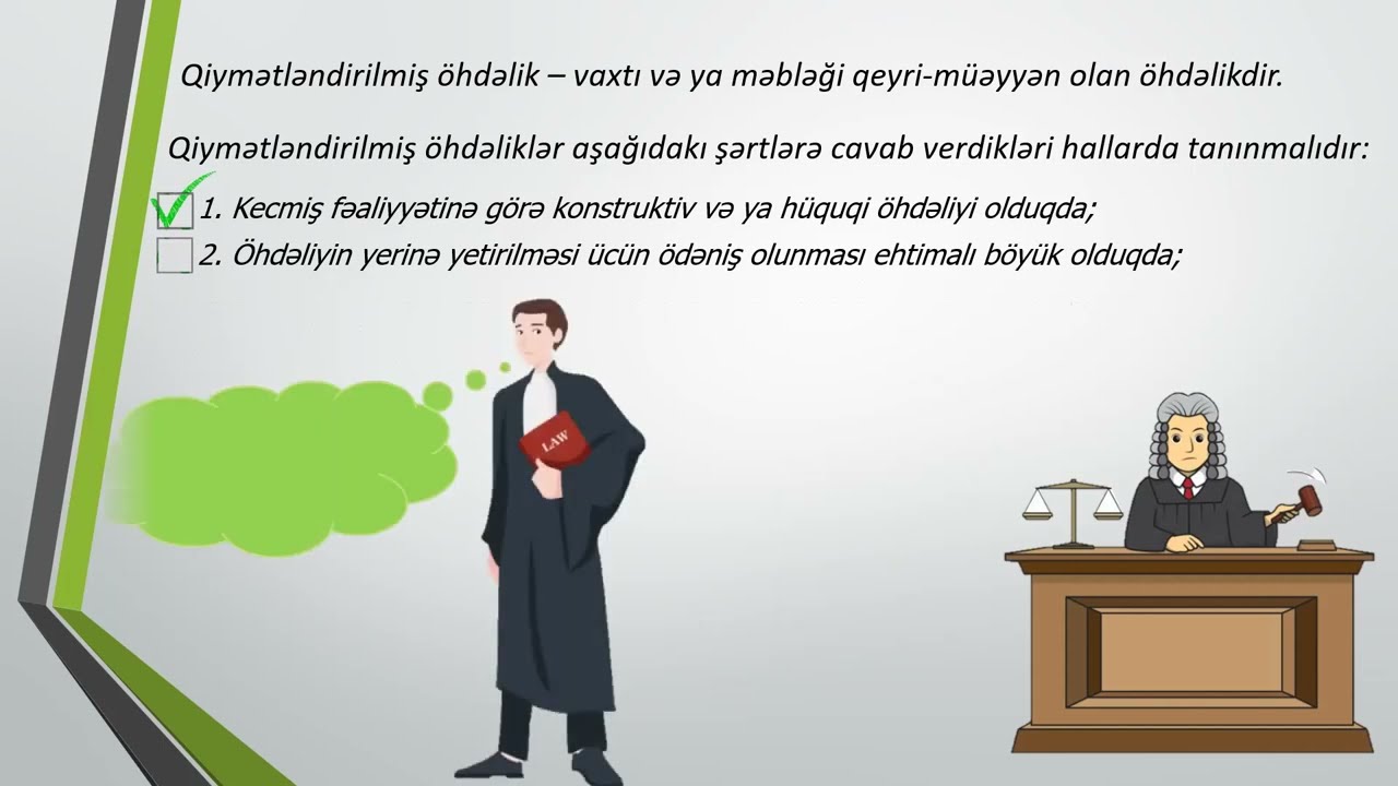 Provision | ACCA Financial Accounting FA F3 (Qiymətləndirilmiş Öhdəlik)