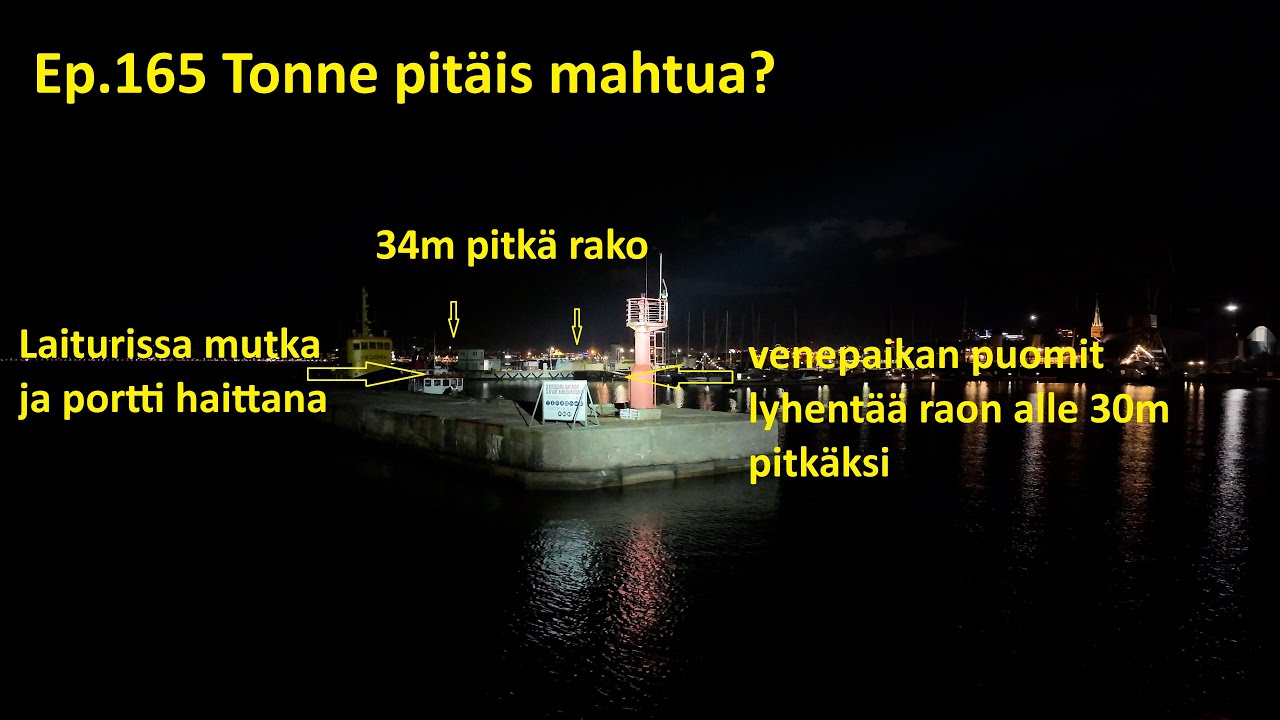 Ep 165 Tonne pitäis mahtua?
