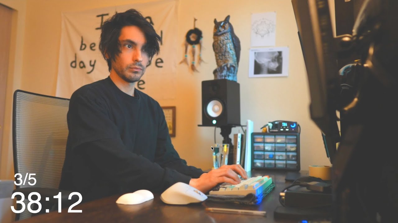study with me - live 3hr pomodoro