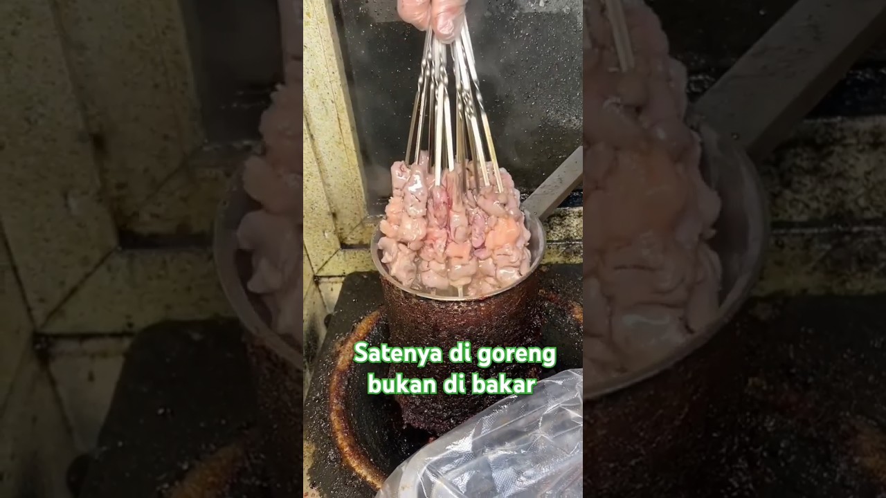 Sate goreng dengan lemak #food #sate