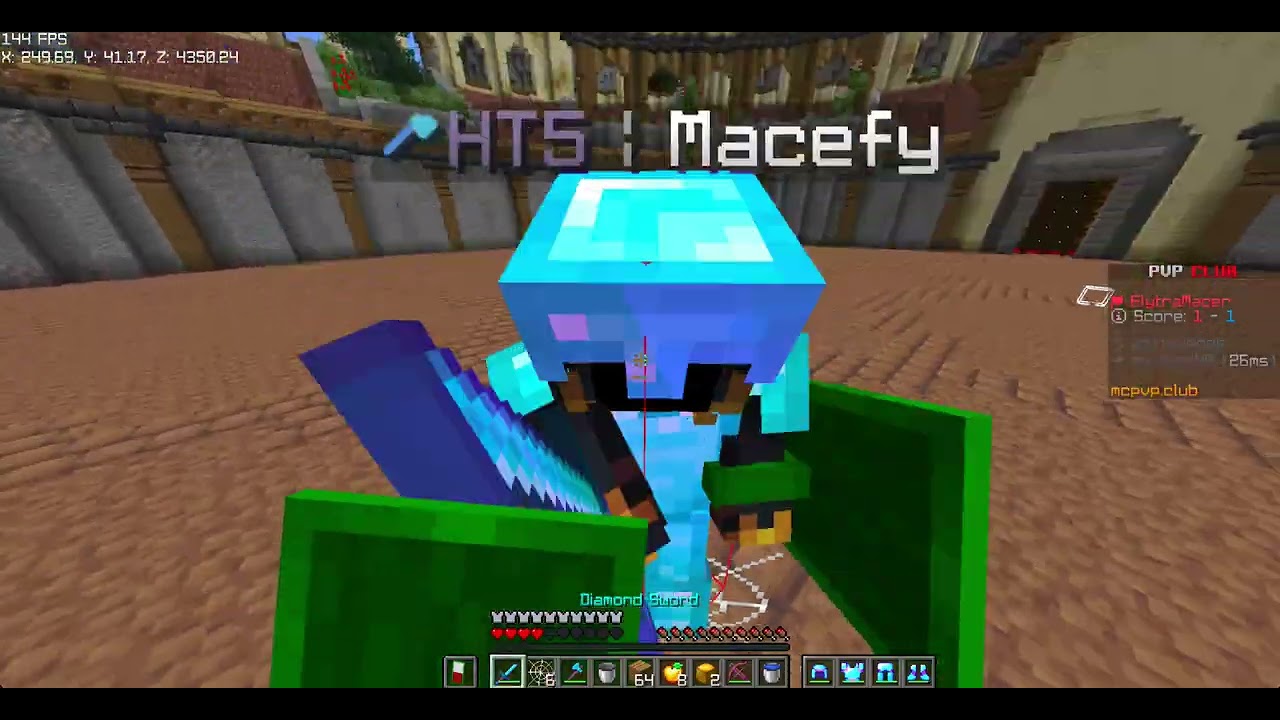 ElytraMacer vs Macefy - UHC ft5 - mcpvp.club