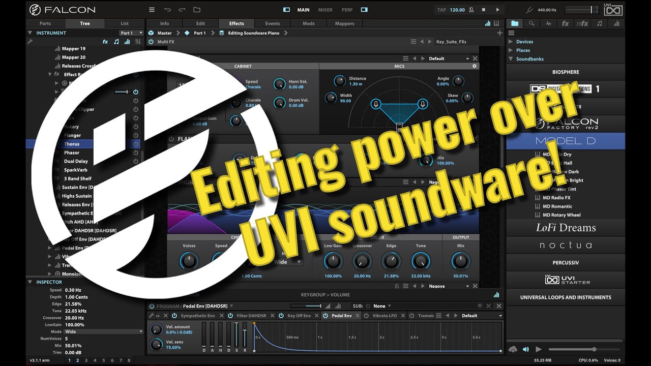 UVI Falcon 2026: Editing Soundware