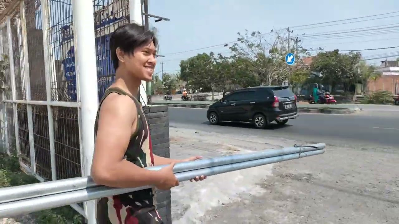 #workout cara membuat tiang pull up ala rumahan