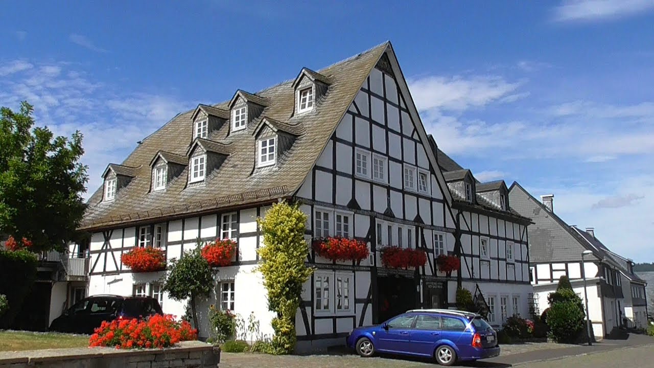 GERMANY half-timbered houses in Sauerland