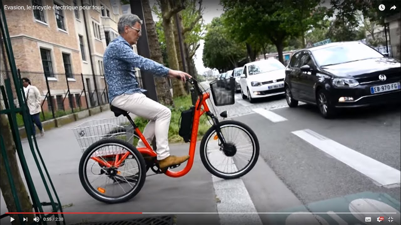 Evasion, le tricycle électrique pour tous de la marque DAMIUS
