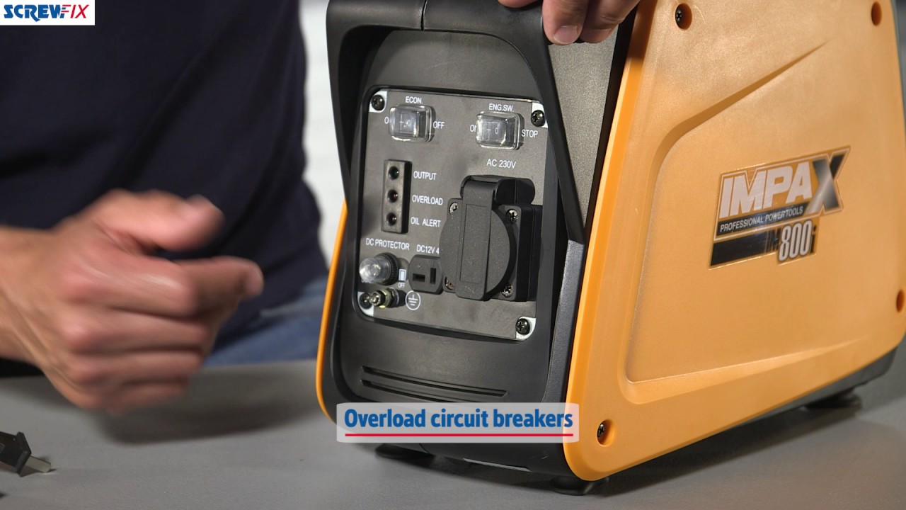 IMPAX IM800I 700W INVERTER GENERATOR 230V | Screwfix