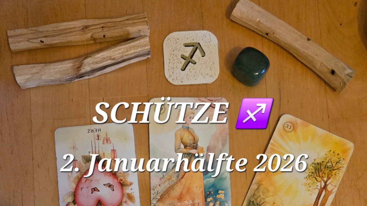 SCHÜTZE ♐️ 2. Januarhälfte 2026 ❤️ 🍀 
