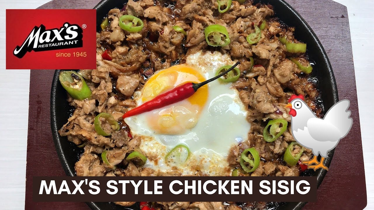 MUST TRY MAX'S STYLE CHICKEN SISIG
