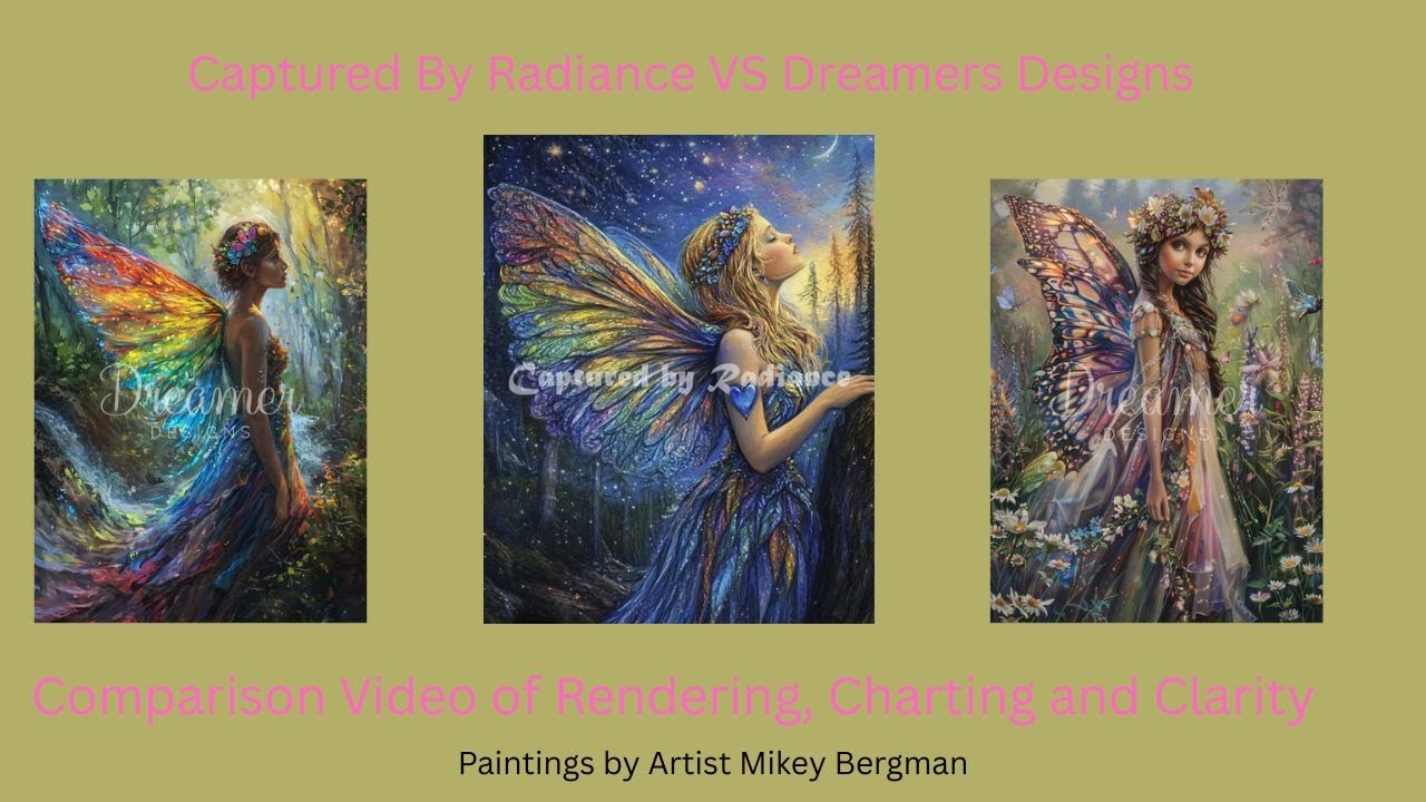 SIDE BY SIDE COMPARISONS/2 COMPANIES - diamond painting