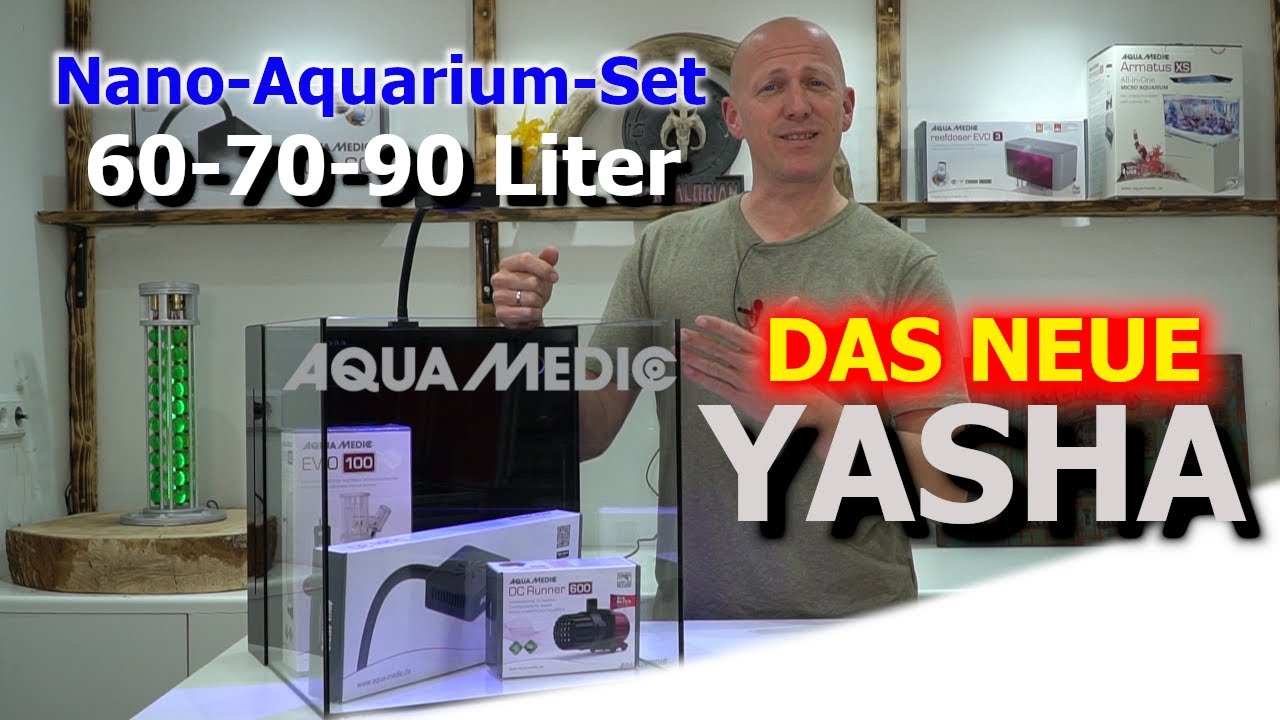 YASHA Nano-Aquarium-Set für Meerwasser