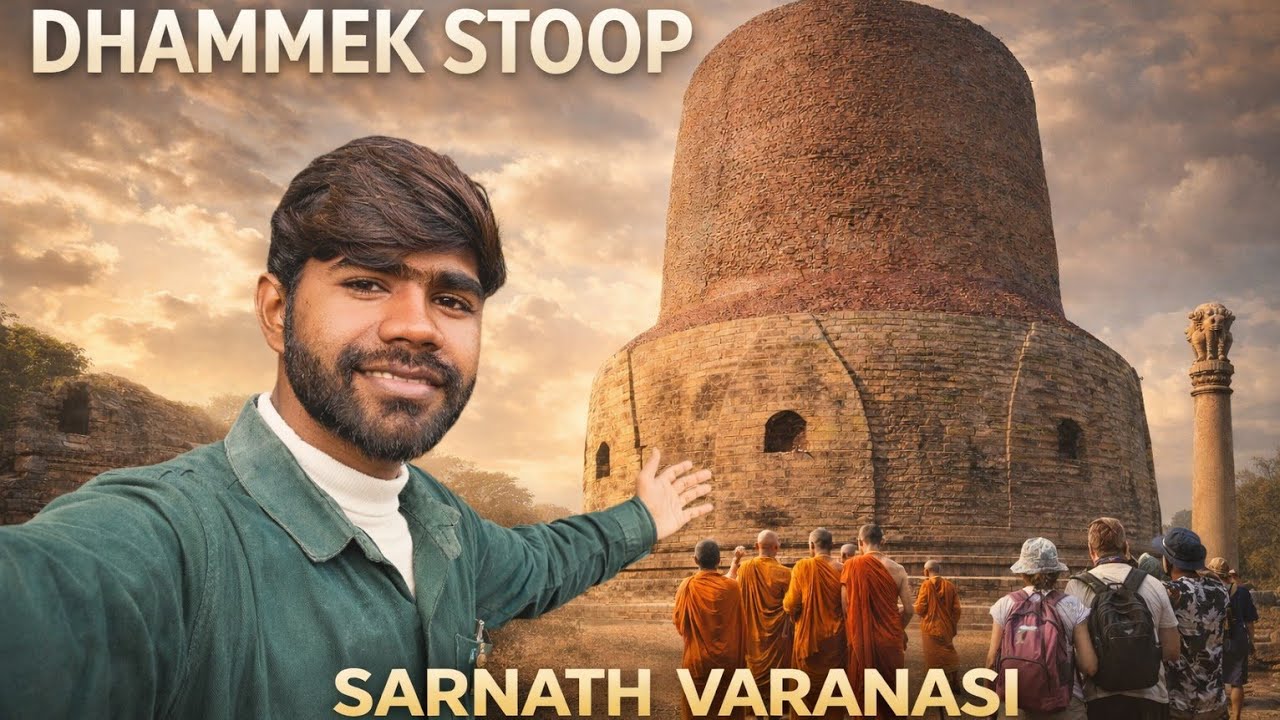 Dhammek Stupa Sarnath | Where Buddha Gave His First Sermon🪷