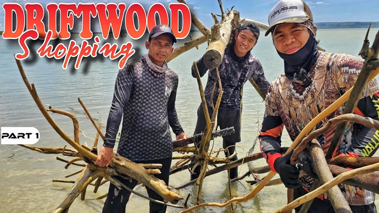 Nag-Shopping ng Driftwood sa Pasigan