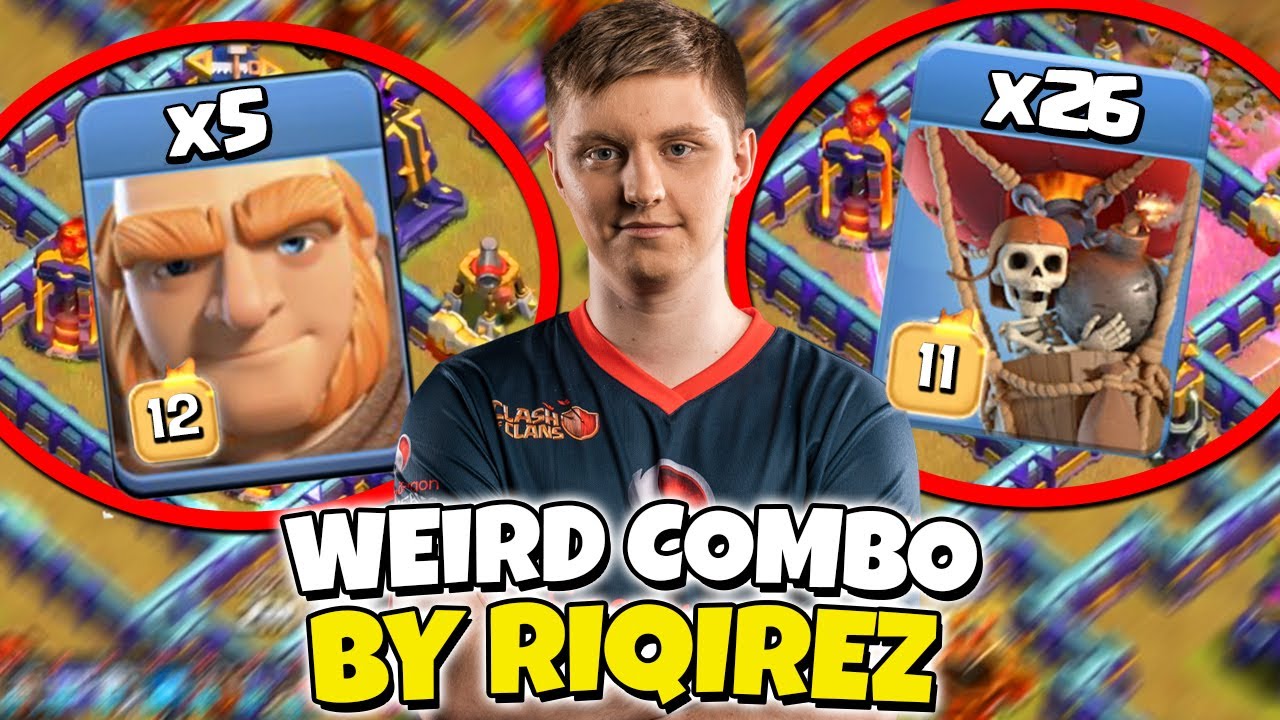 Riqirez 5 GIANTS & Lalo Combo is UNSTOPPABLE at TH16 (Clash of Clans)