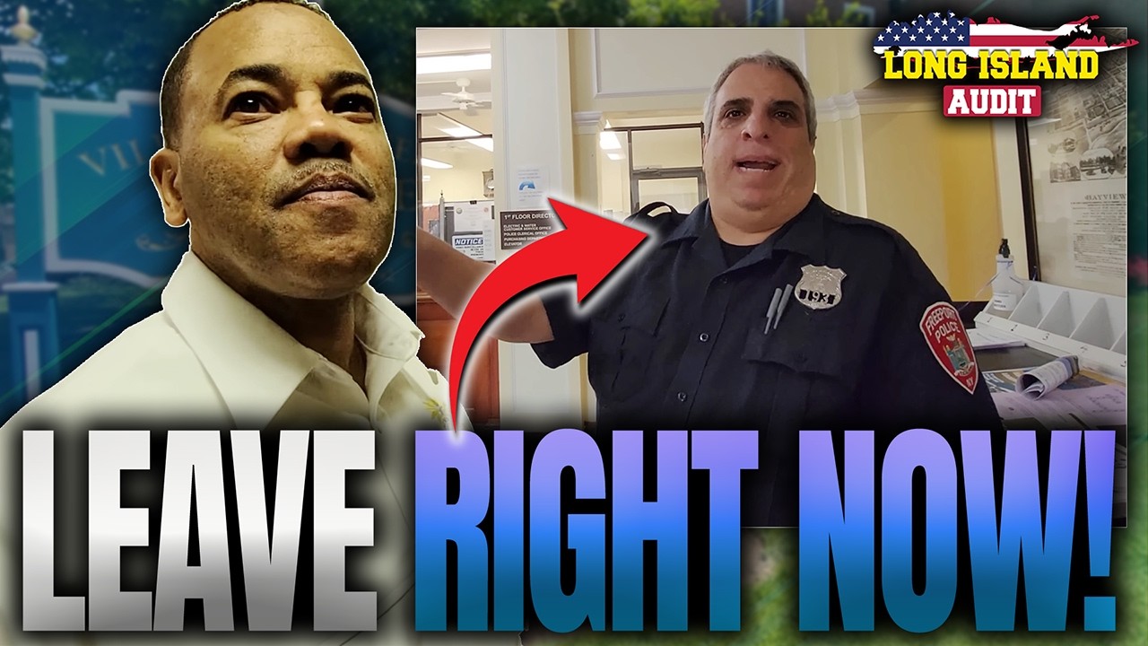 Freeport NY Sergeant Put in Check by Chief on Camera!