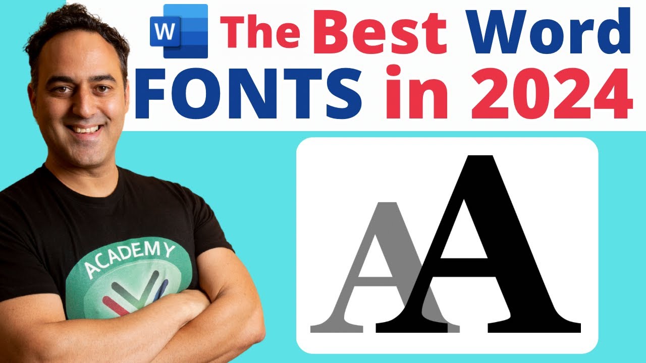 Лучшие шрифты в документах Microsoft Word 2024 года