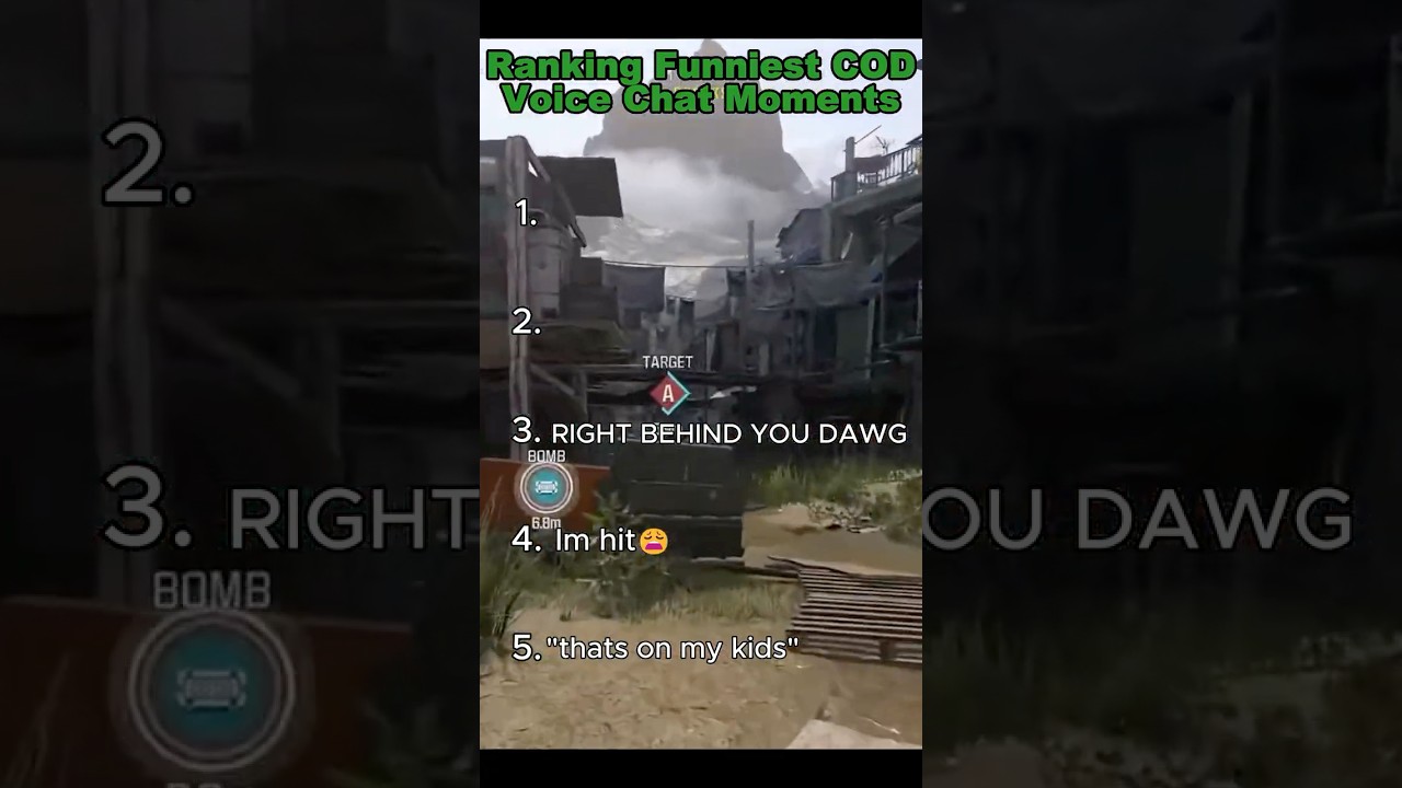 Ranking Funniest COD Voice Chat Moments #funny #funnyshorts #ytshorts