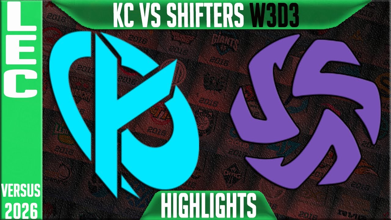 KC vs SHFT Highlights | LEC W3D3 2026 Versus | Karmine Corp vs Shifters