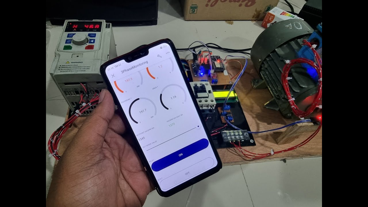 #A22_2 SISTEM MONITORING, PROTEKSI, DAN KONTROL KECEPATAN MOTOR  3 PHASE BERBASIS IOT DAN BLYNK