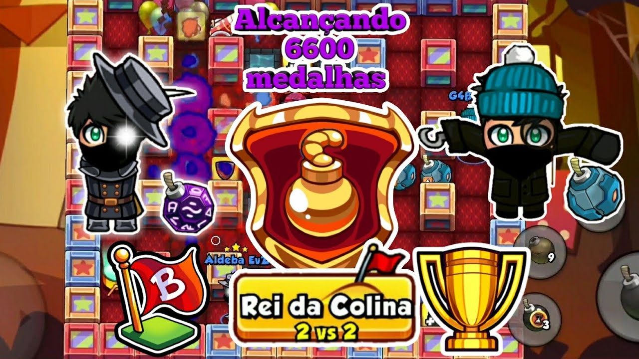Rei da Colina - Alcançando 6600 medalhas | Bomber Friends