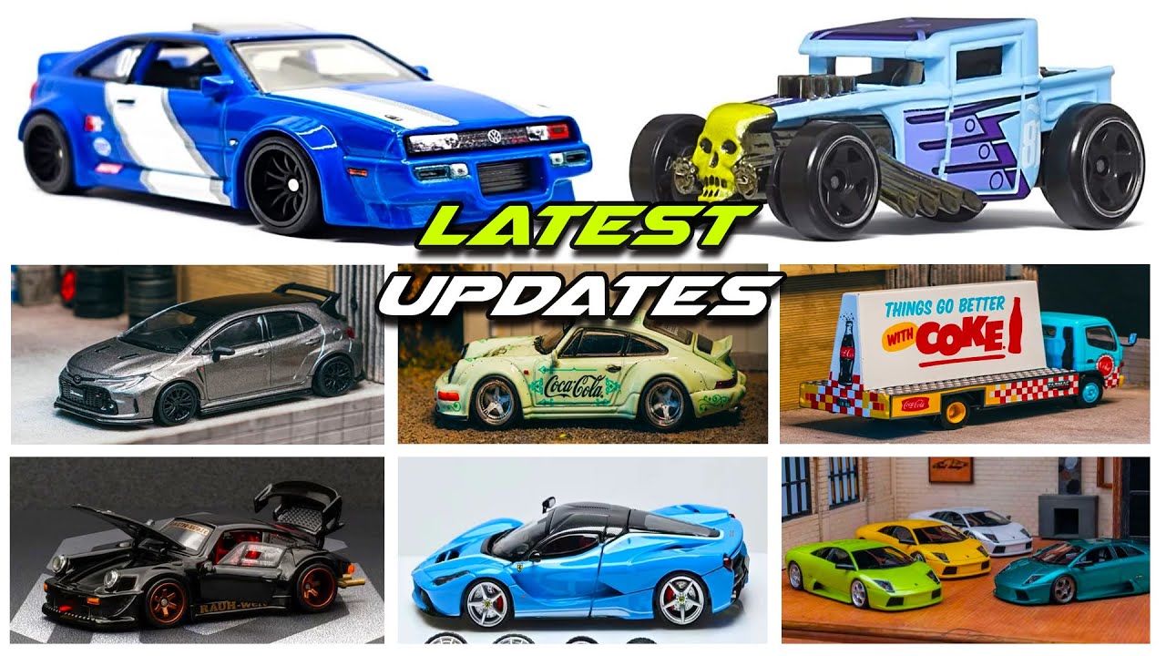 Showcase - Hot Wheels Volkswagen Corrado VR6, Bone Shaker, Formula 1, Porsche 911, Fuso Canter More.