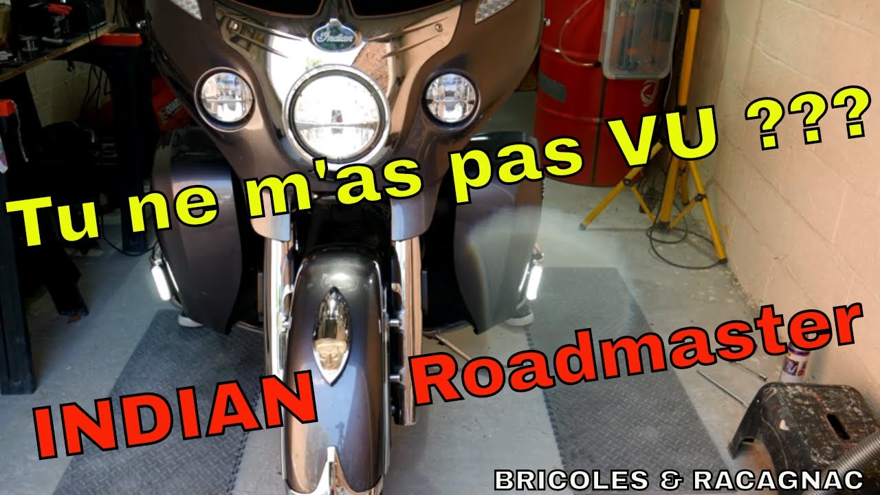 ✌❤✌ Montage leds et pression suspension sur Indian Roadmaster ✌❤✌